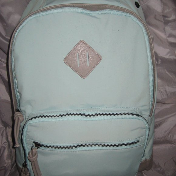 No Boundaries Handbags - Backpack Aqua Soft Tough Nylon No Boundaries